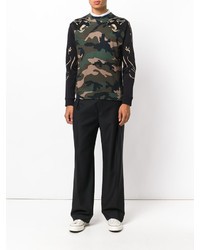 Valentino Camouflage Panther Sweatshirt