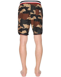 Moncler Camouflage Nylon Swim Shorts