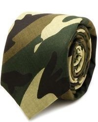 Bed Bath & Beyond Cotton Camouflage Skinny Tie