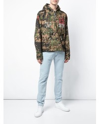 Off-White Camouflage Print Pullover Jacket
