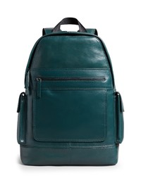 Ted Baker London Aydeen Leather Backpack In Dark Green At Nordstrom