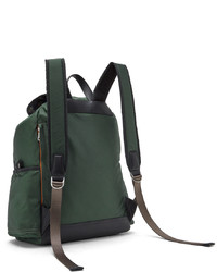 Paul Smith Green Twill Backpack