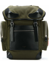 Givenchy Leather Trimmed Rider Backpack