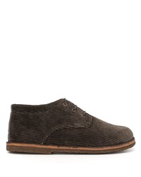 Dark Green Canvas Desert Boots