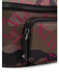 Valentino Vltn Camouflage Belt Bag