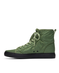 Ps By Paul Smith Green Dreyfuss High Top Sneakers