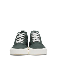 MAISON KITSUNÉ Green Kool Fox Sneakers