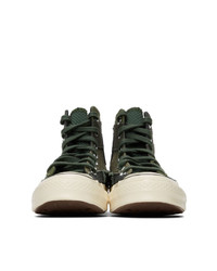 Converse Green Patchwork Chuck 70 High Sneakers