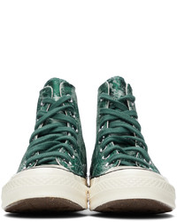 Converse Green Surface Fusion Chuck 70 High Sneakers