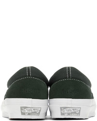 Vans Green Asdum Edition Og Classic Slip On Sneakers