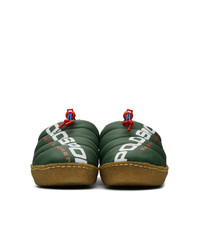 Polo Ralph Lauren Green Myles Puffer Loafers