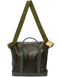 Sacai Green Medium Dry Messenger Bag