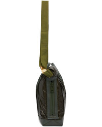 Sacai Green Medium Dry Messenger Bag