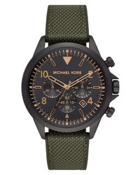 Michael Kors Gage Chronograph Textile Watch