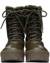 Mackage Green Shearling Hero Boots