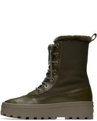 Mackage Green Shearling Hero Boots