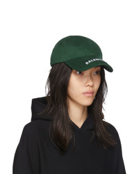 Balenciaga Green Logo Visor Cap