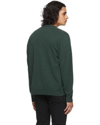 Norse Projects Green Lambswool Adam Cardigan