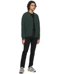 Norse Projects Green Lambswool Adam Cardigan