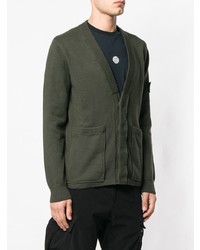 Stone Island Shadow Project Long Sleeve Fitted Cardigan