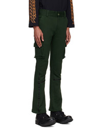 Youths in Balaclava Green Cotton Cargo Pants