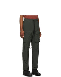 Reese Cooper®  Green Nylon Cargo Pants