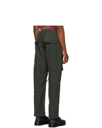 Reese Cooper®  Green Nylon Cargo Pants