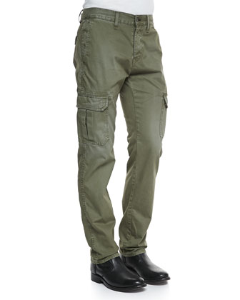rag & bone Radar Distressed Cargo Pants Army Green, $230