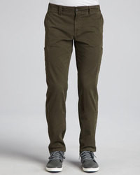 Vince Twill Cargo Pants Military Green