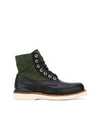 Dark Green Casual Boots