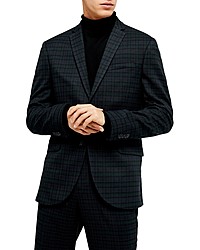 Topman Bampton Check Skinny Fit Suit Jacket