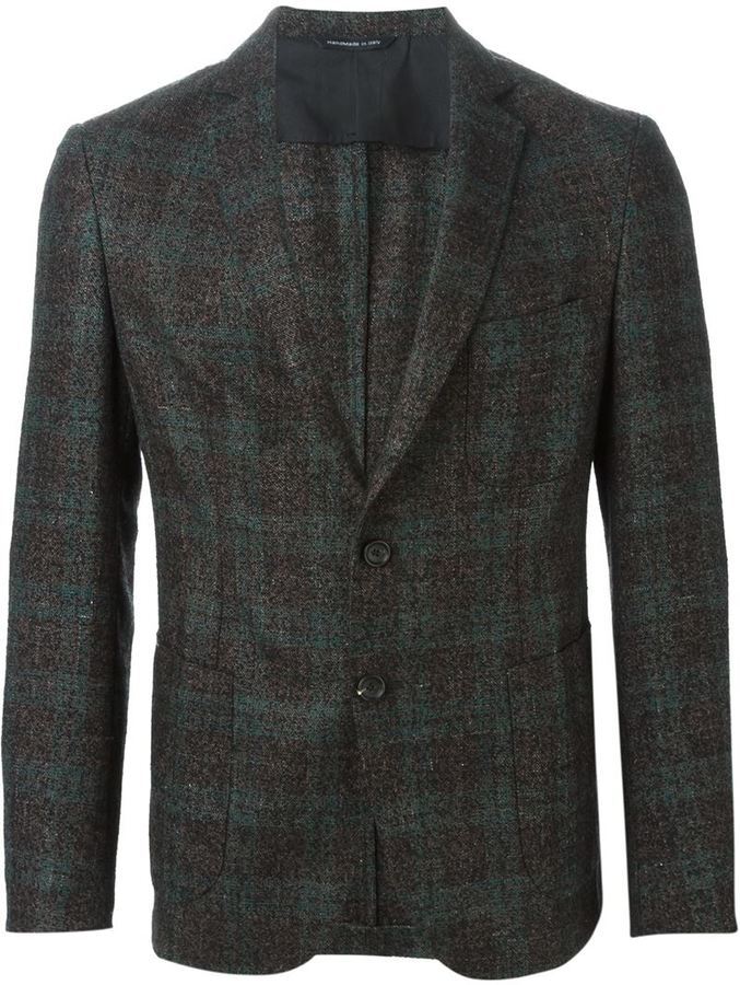 Tonello Checked Blazer, $826 | farfetch.com | Lookastic