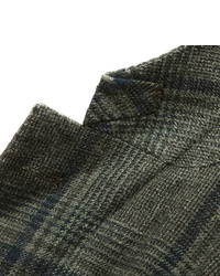 Boglioli Unstructured Wool Blend Prince Of Wales Check Blazer