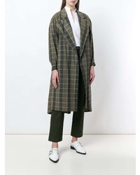 Issey Miyake Vintage Oversize Check Coat