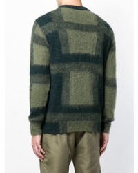 Roberto Collina Check Knitted Jumper