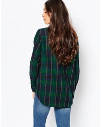Brave Soul Checked Shirt With Front Pockets