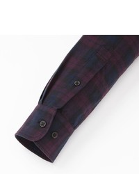 Uniqlo Flannel Blackwatch Check Long Sleeve Shirt