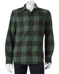 Sonoma Goods For Lifetm Slim Fit Flannel Button Down Shirt