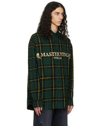 Mastermind World Green Check Shirt