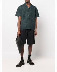 Andersson Bell Crochet Check Short Sleeve Shirt