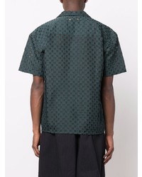 Andersson Bell Crochet Check Short Sleeve Shirt