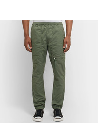 Nonnative Educator Slim Fit Tapered Coolmax Cotton Blend Ripstop Trousers