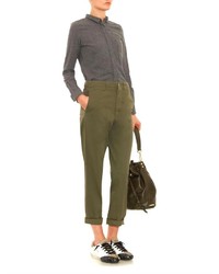 Golden Goose Deluxe Brand High Rise Chino Trousers