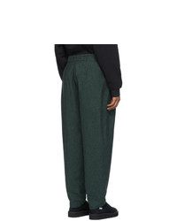 House Of The Very Islands Green Bourgeoisie Loose Cut Trousers
