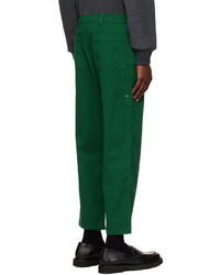 Ps By Paul Smith Green Carpenter Trousers