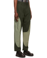 Labrum Green Cotton Trousers