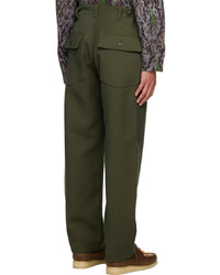 South2 West8 Green Fatigue Trousers
