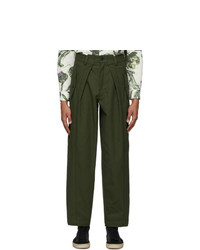 Jacquemus Green Le Pantalon Lavandou Trousers
