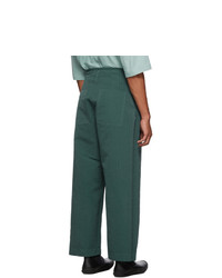 Craig Green Green Line Stitch Worker Trousers