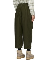 South2 West8 Green Nylon Trousers